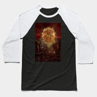 FLOOR 21 - The Tower At Night Baseball T-Shirt